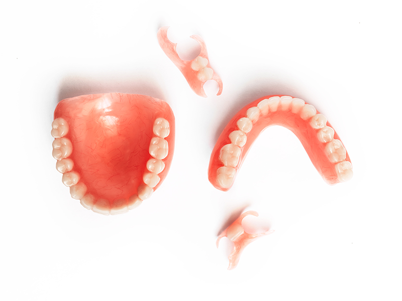 Upper and Lower Partial Dentures